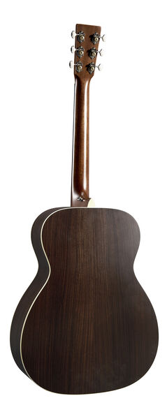 Back of Martin J-16E Black Smoke Guitar image number 1
